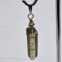 Load image into Gallery viewer, Smoky Quartz Sterling Silver Crystal | 1 1/2&quot; Long | Smoky Clear | 1 Pendant |
