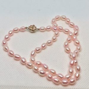 Lovely Natural Pink Freshwater Pearl Necklace 200016 - PremiumBead Alternate Image 5