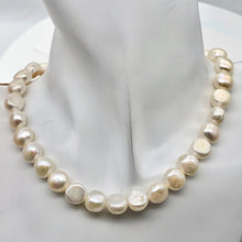 Load image into Gallery viewer, Baroque Creamy White FW Pearl 8&quot; Strand| 9.5x9x6 to 13x9x6mm| White| 21 Pearls | - PremiumBead Alternate Image 3
