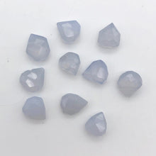 Load image into Gallery viewer, 2 Blue Chalcedony Faceted Briolette Beads - PremiumBead Alternate Image 5
