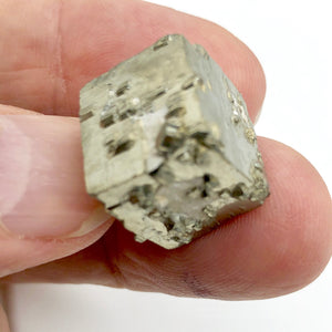 Pyrite Cube Display Specimen! W/Quartz! |.5x.5x.5mm | silver | cube | 1 each | - PremiumBead Alternate Image 4