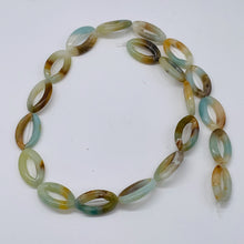 Load image into Gallery viewer, 6 Picture Frame Amazonite 20mm Oval Beads 9368C
