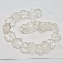 Load image into Gallery viewer, Bloomin&#39; 2 Carved Clear Quartz Rose Flower Beads 009290QZ - PremiumBead Alternate Image 8
