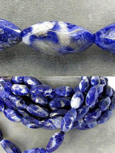 Load image into Gallery viewer, 1 Sodalite Twisted 32x14-28x12mm Oval Pendant Bead 6770 - PremiumBead Alternate Image 2
