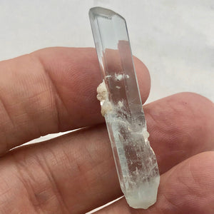 One Rare Natural Aquamarine Crystal | 46x9x10mm | 31.595cts | Sky blue | - PremiumBead Alternate Image 7