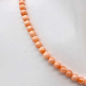 AAA Natural Salmon Coral Bead Strand 102600 - PremiumBead Alternate Image 6