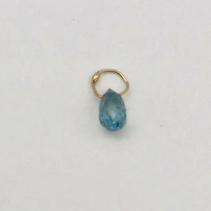 0.25cts Blue Diamond Brio 18K Gold Pendant Bead 5868AB - PremiumBead Alternate Image 3