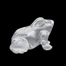 Load image into Gallery viewer, Quartz Frog Frog | 40x38x30mm | Clear | 1 Figurine |
