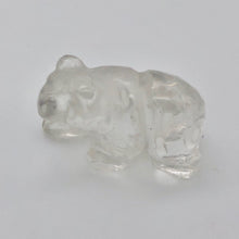 Load image into Gallery viewer, Quartz Hand Carved Bear Figurine/Worry bead | 13x18x9mm | Clear - PremiumBead Alternate Image 10
