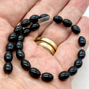Dark Blue/Black Tigereye 8x6mm bead 8 inch strand | 23 beads | - PremiumBead Alternate Image 2