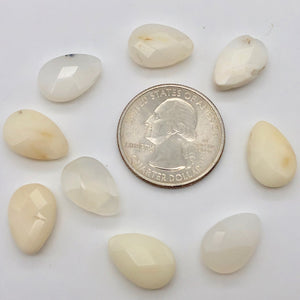 1 Creamy White African 15x10x5mm Opal Briolette Bead 4656/1 - PremiumBead Alternate Image 3