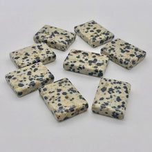 Load image into Gallery viewer, Exotic 2 Dalmatian Jasper Rectangle Pendant Beads - PremiumBead Alternate Image 4
