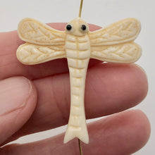 Load image into Gallery viewer, Flutter Hand Carved Dragonfly Centerpiece Bead 10756 - PremiumBead Alternate Image 3
