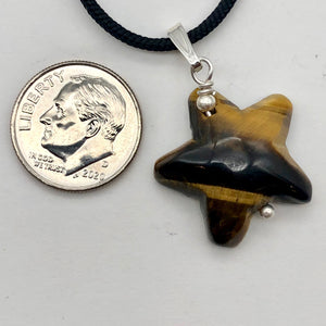 Tiger Eye Starfish Pendant Necklace | Semi Precious Stone | Silver Pendant | - PremiumBead Alternate Image 8