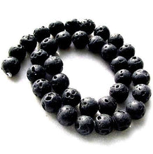 Load image into Gallery viewer, Dawn of Creation 10mm Round Lava Bead Strand 109403 - PremiumBead Primary Image 1
