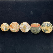 Load image into Gallery viewer, Ocean Jasper Graduated Round | 21x9 to 32x9 mm | Multi-color | 15 Beads
