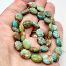 Load image into Gallery viewer, 3 Natural Turquoise 12x10mm Oval Beads 2175
