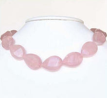 Load image into Gallery viewer, Sparkle Twist Faceted Rose Quartz 23x17mm Pear Bead Strand 108679 - PremiumBead Alternate Image 2
