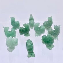 Load image into Gallery viewer, 2 Cute Carved Aventurine Rooster Beads | 21x15x9mm | Green - PremiumBead Alternate Image 7

