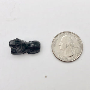 Black Stallion 2 Obsidian Horse Pony Beads - PremiumBead Alternate Image 3