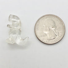 Load image into Gallery viewer, Hand Carved Quartz Tyrannosaurus Rex Figurine | 20x15x7mm | Clear - PremiumBead Alternate Image 5

