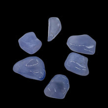 Load image into Gallery viewer, Chalcedony Nuggets | 48g | 32x21x12 to 21x20x11mm | Blue | 6 Pendant Beads |

