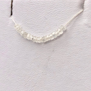 Dazzle! 2.2cts White Sapphire Faceted Beads | 20 Beads | 2.5x1.5-2x1mm | 3294 - PremiumBead Alternate Image 9