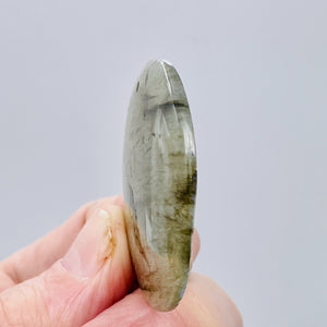 Enchanting Natural Labradorite Pendant Bead | 45mm | 1 Bead |