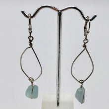 Load image into Gallery viewer, Designer Aquamarine &amp; Sterling Silver Drop Earrings 7103E - PremiumBead Alternate Image 4
