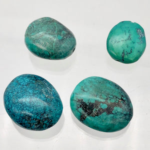 Turquoise Nugget | 22x19x12 to 16x15x7mm | Blue | 4 Beads