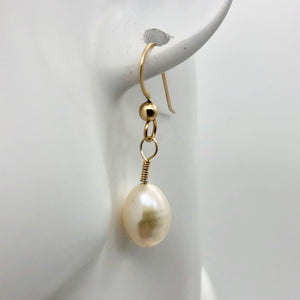 Gorgeous Natural Pearl 14Kgf Earrings - PremiumBead Alternate Image 2