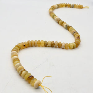 African Dendritic Golden Opal Roundel Bead Strand - PremiumBead Alternate Image 3