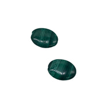 Load image into Gallery viewer, Exquisite Patterned Natural Malachite Oval Coin Bead 7.75 inch Strand 10249HS
