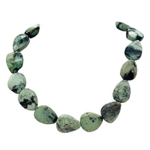 Load image into Gallery viewer, Icy Mojito Green Turquoise Teardrop Bead Strand 107417
