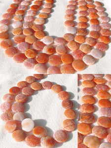 Snakeskin/Crab Fire Agate Focal Bead Strand 108958 - PremiumBead Primary Image 1