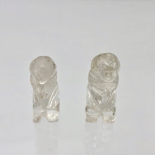 Load image into Gallery viewer, T-Rex Dinosaur 2 Carved Quartz Tyrannosaurus Rex Beads | 20x15x7mm | Clear - PremiumBead Alternate Image 8

