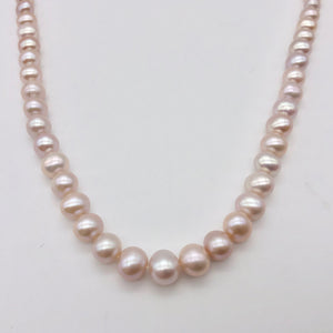 Lovely! Natural Peach Freshwater Pearl 16" Strand Graduated 6mm to 8mm 110811B - PremiumBead Primary Image 1