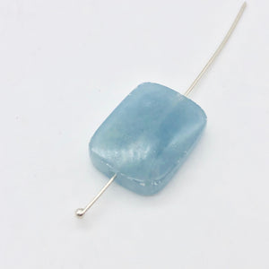 1 Unique Aquamarine Rectangle Pendant Bead | 20x15x5mm | Blue | 1 Bead | 008058 - PremiumBead Alternate Image 3