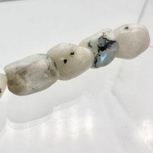 Load image into Gallery viewer, Unusual Tourmalinated Moonstone nugget bead strand - PremiumBead Alternate Image 10
