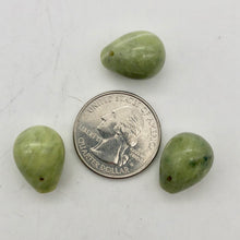 Load image into Gallery viewer, Lovely! 3 Natural Chinese Peridot Pear Smooth Briolette Beads - PremiumBead Alternate Image 3
