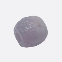 Load image into Gallery viewer, Jade AAA Carved Barrel Bead | 16x14mm | Lavender | 1 Bead |
