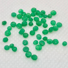 Load image into Gallery viewer, 4 Natural Emerald 2x1.5mm to 3x1.5mm Faceted Roundel Beads 10715A - PremiumBead Alternate Image 2
