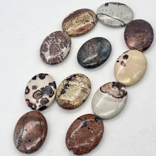 Load image into Gallery viewer, Red Flower Apache Jasper Oval Beads | 40x30x9mm | Multi-hue | Oval | 1 bead | - PremiumBead Alternate Image 4
