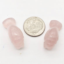 Load image into Gallery viewer, Grace Carved Icy Rose Quartz Manatee Figurine | 21x11x9mm | Pink - PremiumBead Alternate Image 5
