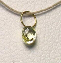 Load image into Gallery viewer, 0.26cts Natural Canary Diamond &amp; 18K Gold Pendant 8798N - PremiumBead Alternate Image 3
