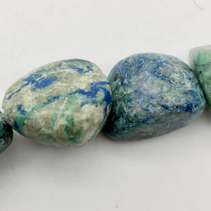 Natural 7 Azurite Malachite large nugget Beads - PremiumBead Alternate Image 6