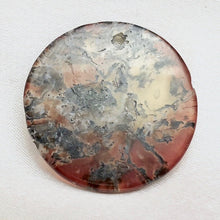 Load image into Gallery viewer, Natural Rare Limbcast Moss Agate 28mm Disc Pendant Bead 4848Ev - PremiumBead Alternate Image 2
