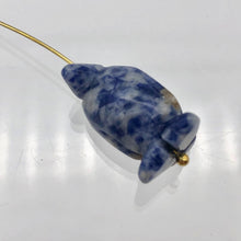 Load image into Gallery viewer, March of The Penguins 2 Carved Sodalite Beads | 21.5x12.5x11mm | Blue - PremiumBead Alternate Image 3
