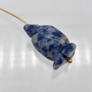 March of The Penguins 2 Carved Sodalite Beads | 21.5x12.5x11mm | Blue - PremiumBead Alternate Image 3