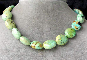 385cts 15.5" Natural USA Turquoise Pebble Beads Strand 106695C - PremiumBead Alternate Image 2